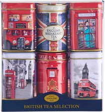 Best of British Mini Tea Tin Set of 6
