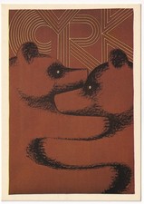 Polish cyrk circus poster - cyrk,