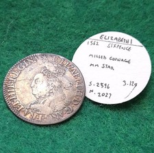 Elizabeth I 1562 Milled
