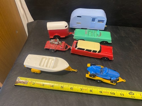 Vintage tootsietoy camper car - tootsietoy,