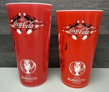 UEFA 2016 France Coca Cola Cups 50cl X2