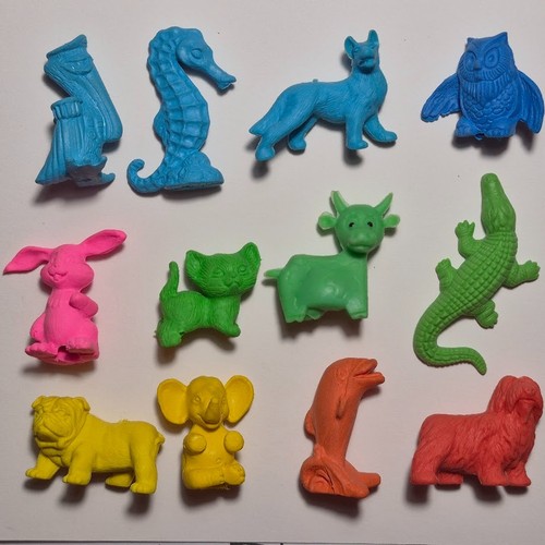 Vintage bundle rubbers erasers - vintage,