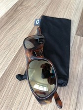 Vintage OAKLEY Tens 1.0 1st Gen Brown Tortoise Wrap Sunglasses USA 04-221