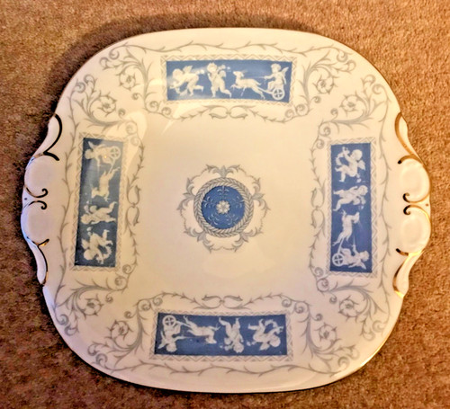 Coalport revelry blue square - coalport,