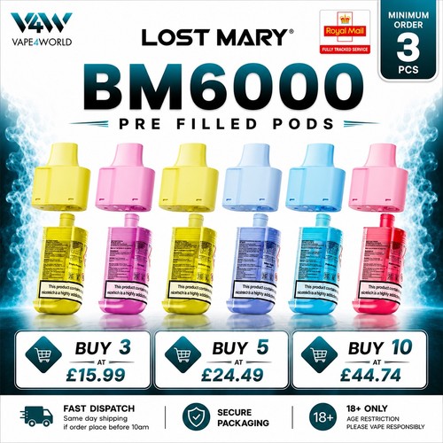 Lost mary bm6000 - bm6000, pods