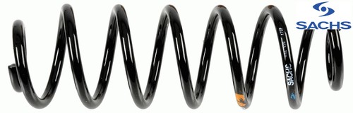 Rear coil spring - spring, pcs.