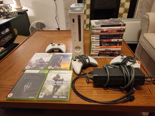 Xbox 360 60gb with - 360, games