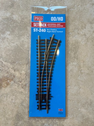 Peco st240 right hand setrack - right,