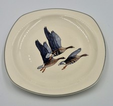 Peter Scott Midwinter Stylecraft Wild Geese Plate 1950s Vintage 22cm Diameter