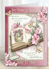 Personalised birthday card daughter granddaughter sister Mum Nana Gardening