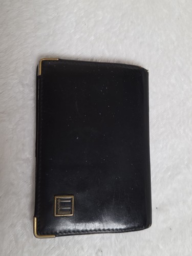 Dunhill black leather business - dunhill,