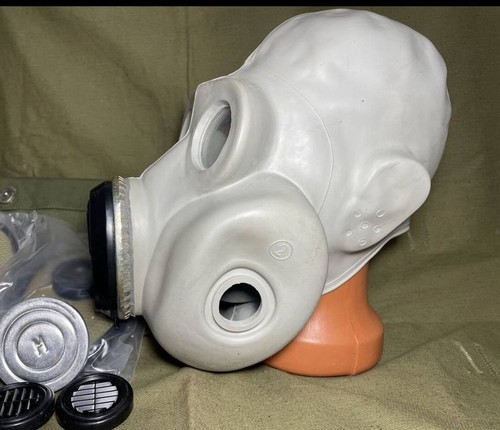 Rubber gas mask hood - gas,