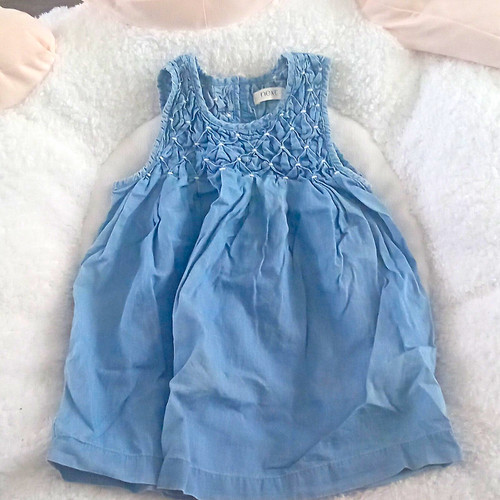 Next girls blue smocked - next,