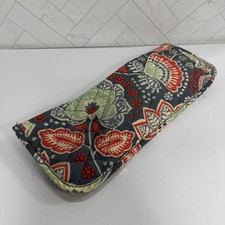 Vera Bradley Curling Iron/Hot Tools Travel Case Normadic Floral Print Gray Red