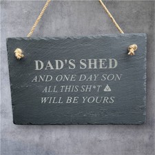 Large Personalised  Laser