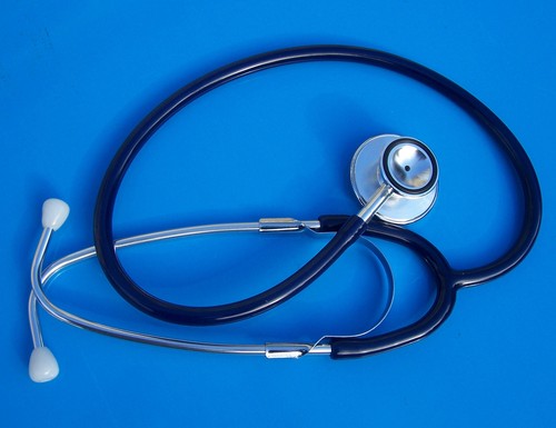 Stethoscope dual head darkblue - stethoscope,