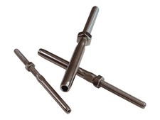 Stainless Steel Swage Stud End Fitting for Wire Rope, Right/Left Metric Thread