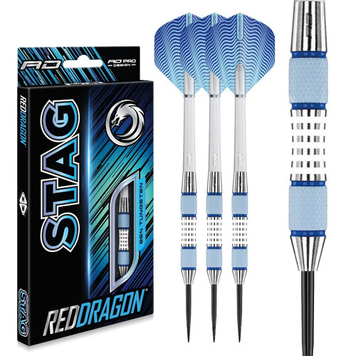 Red dragon stag - red,