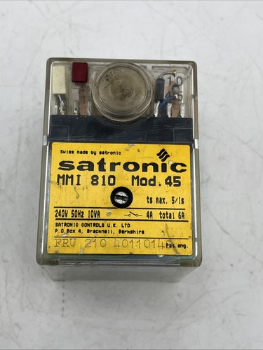 Satronic mmi 810 mod burner - mmi,