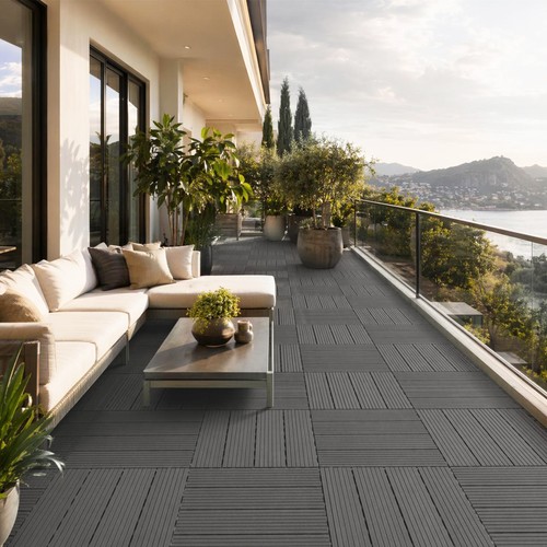 Interlinked wpc deck tiles - interlinked,