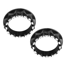 Rear Wheel Nuts set Black For