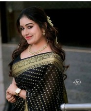 Designer Party Wear New Pakistani Saree Blouse  Sari Indian Wedding Bollywood