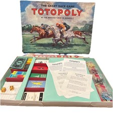 Vintage Totopoly Board Game