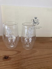 Exquisite VSOE Orient Express Pair of Small Shot’ Liquor Glass. Very Rare! VGC