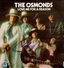 DONNY OSMOND Signed 'Love Me