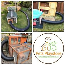 RWAF Approved Rabbit Tunnel, Flexible 6 inch & 8 inch Runaround Play Tunnel