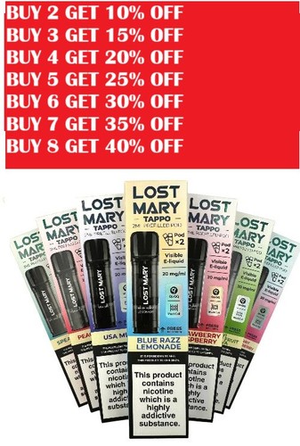 Lost mary tappo - mary, pods