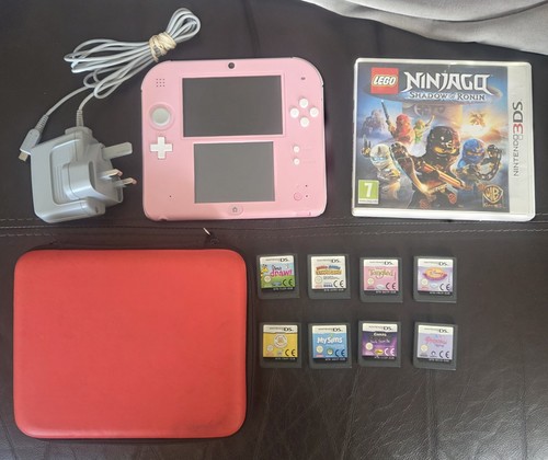 Nintendo 2ds pink bundle - 2ds,