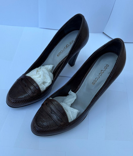 Sergio rossi heeled loafers - sergio,