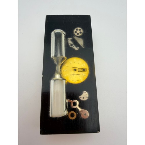 Vintage lucite hourglass watch - lucite,