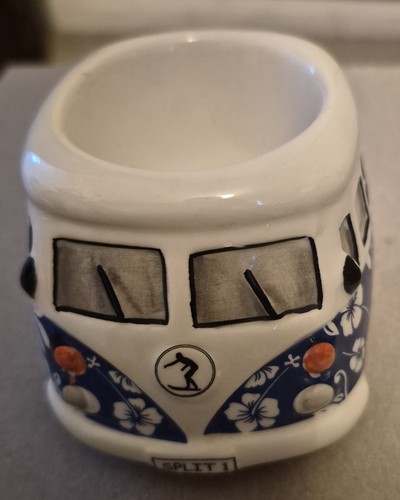 Vintage ceramic camper van - vw,