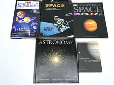 5 Pre-Owned Space/Astronomy Books.