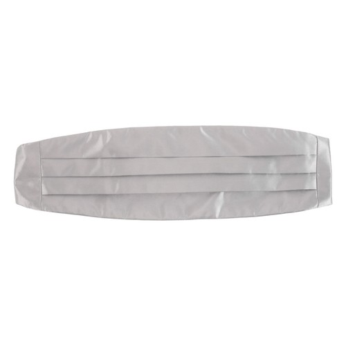 Men tuxedo cummerbund - tuxedo, silver