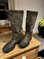  Le Chameau Turenne Unisex Waterproof Leather Boots Size 9 EU 43