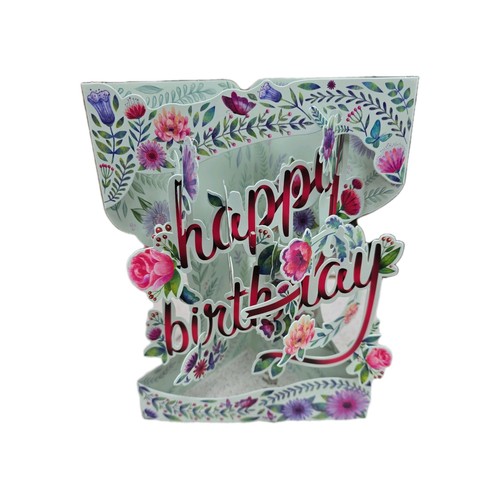 Swinging birthday card - birthday,