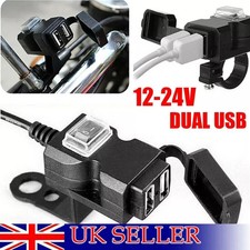 Waterproof Motorbike Motorcycle USB Charger Power Adapter Socket For Phone GPS