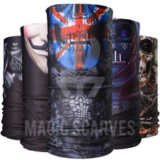 Skull Joker Motorbiker Neck Tube Scarf Snood Biker Balaclava Bandana Warmer Mask