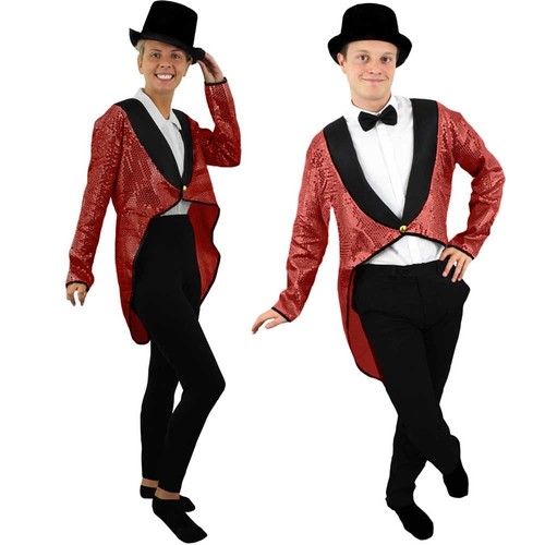 Sequin tailcoat dance costume - sequin,