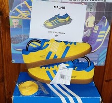 adidas malmo 7 from 2019 with postcard and extra yellow  and blue laces