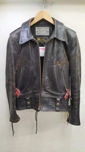 Aero leather patrol - man, jacket