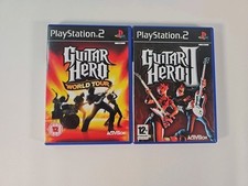 Guitar Hero World Tour & Guitar Hero 2 - PlayStation 2 PS2 Games Complete 