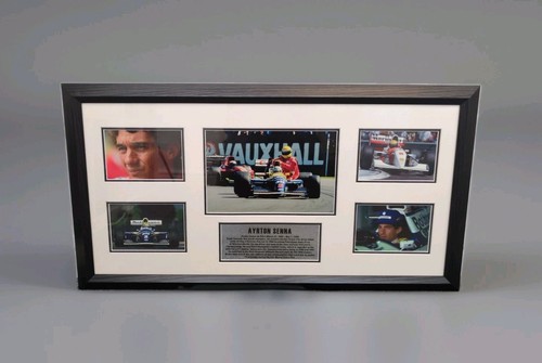 Ayrton senna large framed - f1,
