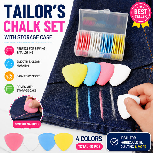 10pcs erasable tailors chalk - erasable,