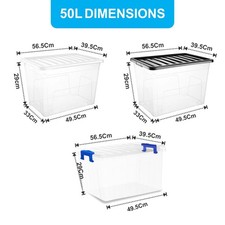 Clear Plastic Storage Boxes