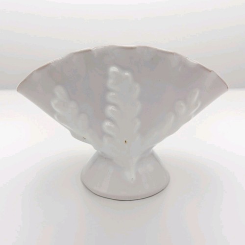 Floral pottery fan vase - fan,