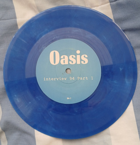Oasis blue vinyl - vinyl, single